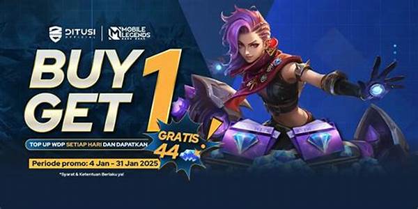 Promo Top Up Mobile Legends Dengan Diskon Gila